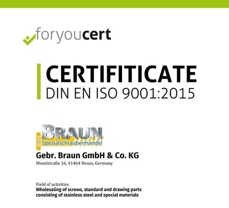 RE-Zertifizierungsaudit nach DIN EN ISO 9001:2015 Englisch